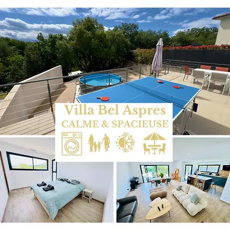 Villa Bel Aspres 4 Chambres-piscine-ping-pong-clim-spacieuse-netflix-sudsejourconciergerie Banyuls-dels-Aspres